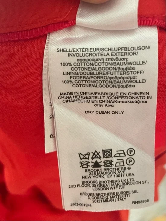 Brooks Brothers Vibrant Orange-Red Midi Button-Front Skirt -EUC - Picture 10 of 11